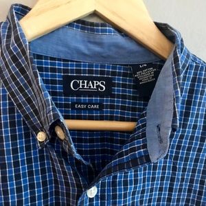 Chaps (L)Long Sleeve button down shirt. Easy Care